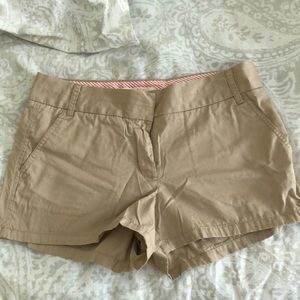 Like new J. Crew khaki shorts size 6